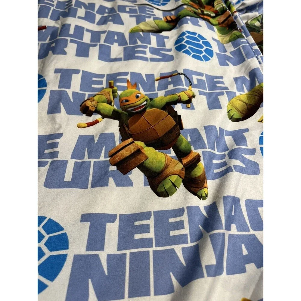 Teenage Mutant Ninja Turtles Fit & Flat Twin Size Sheets (no Pillowcase)
